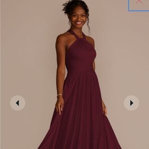 Brand new David’s Bridal Bridesmaid Dress Size 20 Wine.